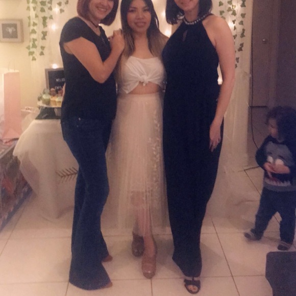 Betsy Johnson wide leg bodysuit - Picture 2 of 7